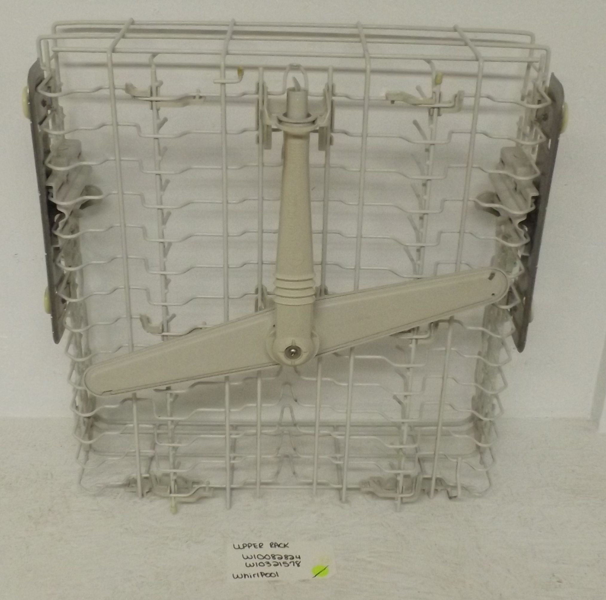 WHIRLPOOL DISHWASHER W10082824 W10321578 UPPER RACK (USED) WHIRLPOOL DISHWASHER W10082824 W10321578 UPPER RACK (USED)